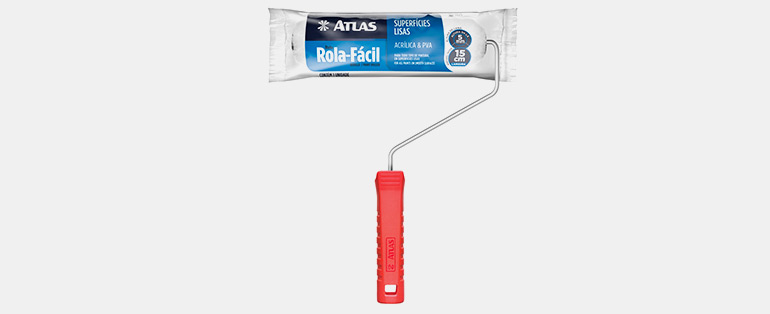 Rolo Rola Fácil 15cm Alta Manta 5mm - PINCEIS ATLAS - Dicas de pintura de parede - Copafer