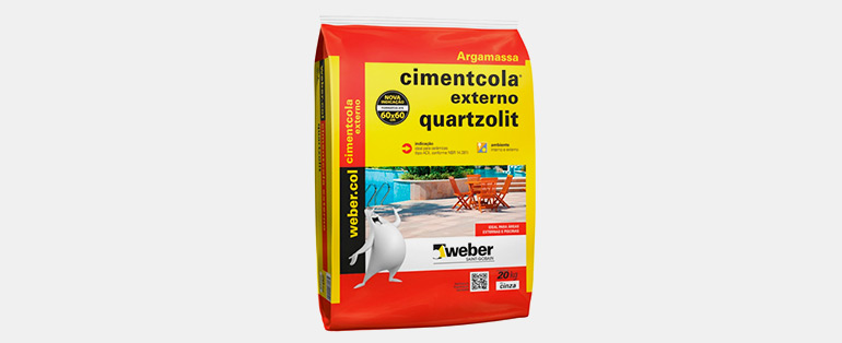Argamassa Cimentcola da Quartzolit | 10 produtos mais vendidos na Copafer