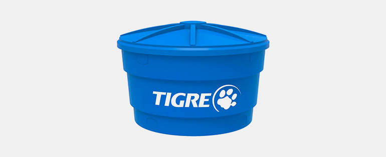 Produtos da Tigre - Caixa D´Água de Polietileno 1000 Litros Com Tampa - TIGRE | Copafer
