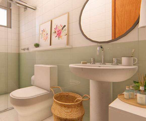 Decoração para banheiro pequeno: confira dicas incríveis | Blog Copafer