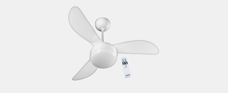 Climatização de ambientes | Ventilador Fenix com Controle 3 Pás Branco 127 Volts - 372 - VENTISOL | Blog Copafer 
